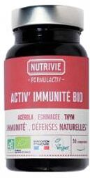 Formulactiv - Activ'Immunité Bio - 30 Comprimés - Pot 30 comprimés