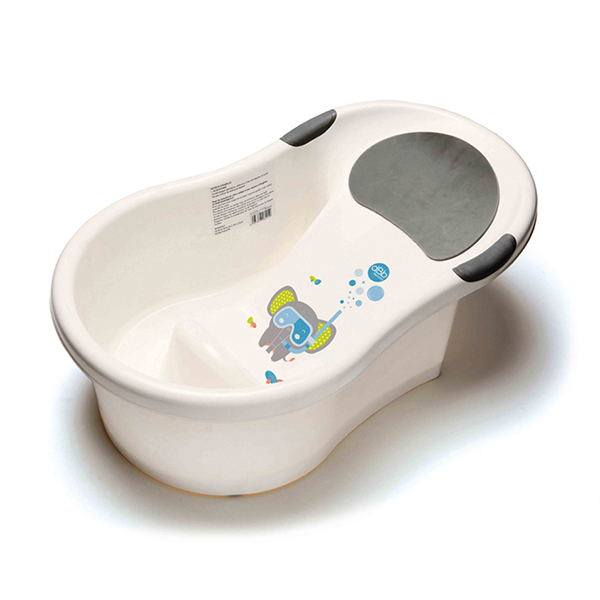 Baignoire et Transat Intégré Elephant Blanc