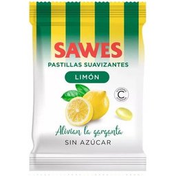 Comprimés balsamiques sans sucre, aromatisés au citron et contenant de la vitamine C, en sachet de 50 g