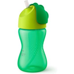 Avent Tasse à paille courbée Vert Scf98/01