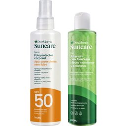 PackSuncareSpray Corporal SPF50 200ml +Aftersun Gel 200ml