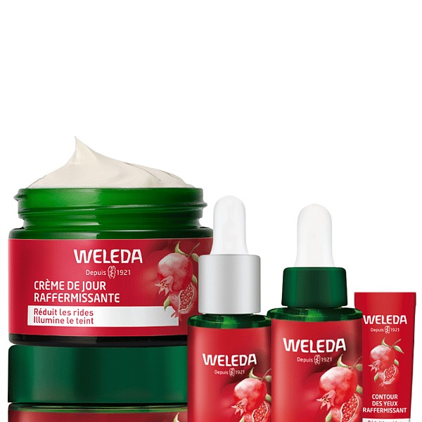 Routine Anti-âge Grenade et Peptides de Maca - Weleda