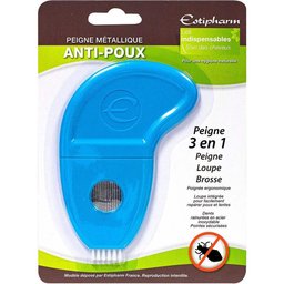 Peigne Métallique Anti Poux 3 en 1