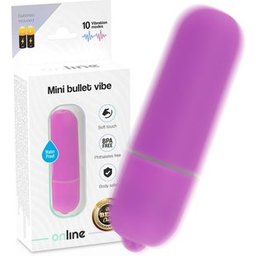 Mini Bullet Vibromasseur Lilas 1ut
