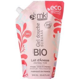 MKL Gel Douche Surgras - Karité - Eco-Recharge