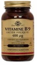 Vitamine B9 (Acide Folique) 400 ?g Comprimés - Flacon 100 comprimés