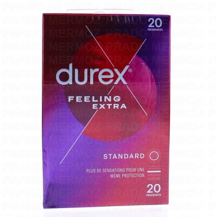 Préservatifs - Feeling Extra - Préservatifs Fins Et Extra Lubrifiés 20 préservatifs