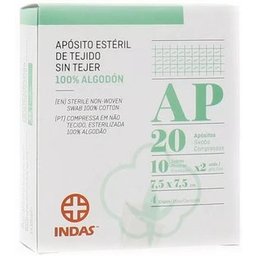 Aposito Sin Tejer 7.5X7.5Cm 20 unités
