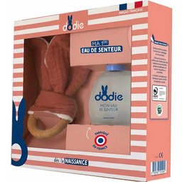 Coffret Eau de Senteur Fille 50ml + Doudou de Dentition Terracota
