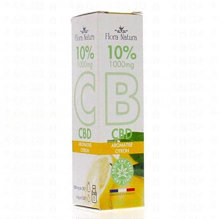 FLORA NATURA Huile de CBD - 10% aromatisé citron 10ml