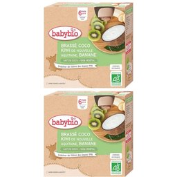 Brassé Lait DE Coco Kiwi DE Nouvelle-Aquitaine Banane dès 6 mois