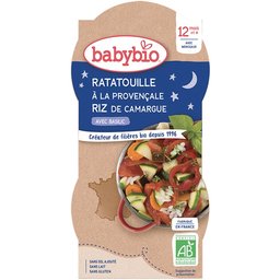 Ratatouille À LA Provençale RIZ DE Camargue Basilic dès 12 mois