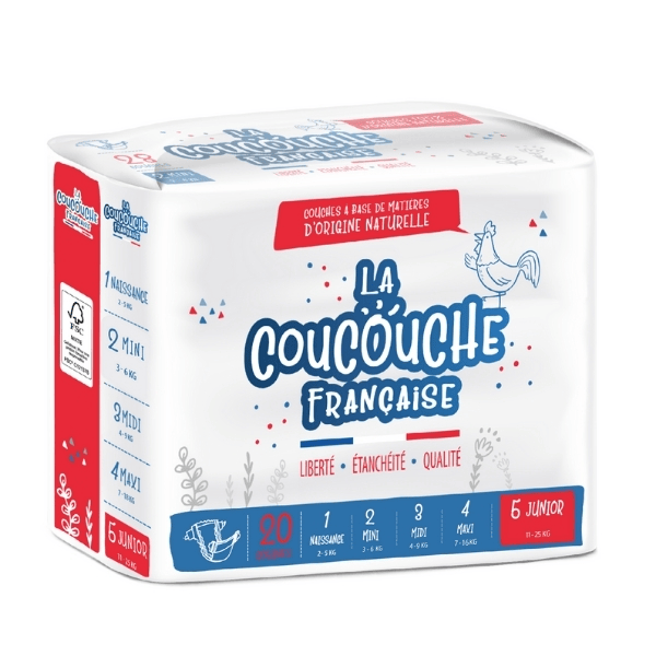 Couches Premium Taille 5 (11-25kg) - 20 unités