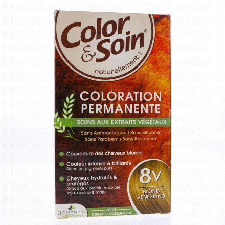 LES 3 CHÊNES Color & soin n°8V blond veneziano