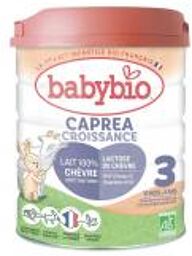Caprea Croissance 3 Lait de Chèvre 10 Mois - 3 Ans Bio 800 g - Boîte 800 g