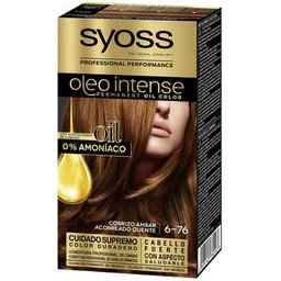 Olio Intense Tinte Sin Amoniaco 6.76 Cobrizo Ambar 50ml