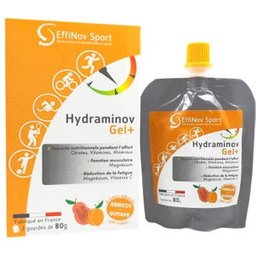 Sport Hydraminov Gel+ Albaricoque y Guayaba 3x80g
