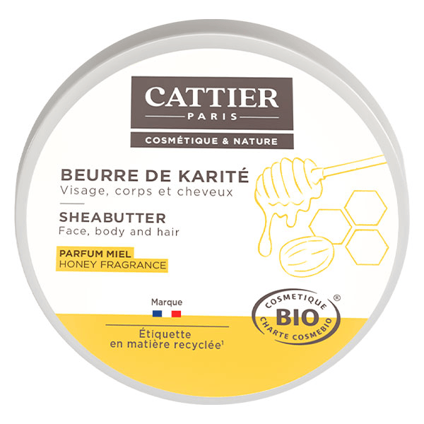 Beurre de Karité Parfum Miel Bio 100g