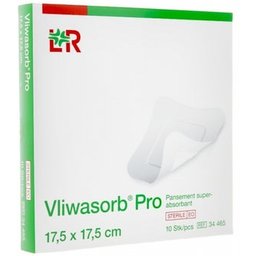 Vliwasorb Pro Pansements 17,5x17,5cm 10uts