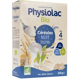 Bio Céréales Nuit Dès 4 mois