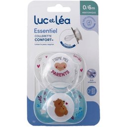 Luc Et Léa Essentiel Sucettes Anatomiques 0-2m E2 2 Unités