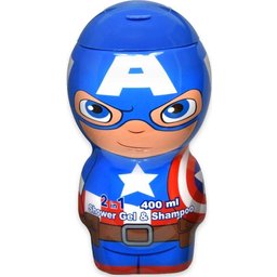 Captain America Gel Shampooing 2 en 1 400ml