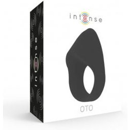 Intense Oto Rechargeable Vibrating Ring Rechargeable Black 1pc