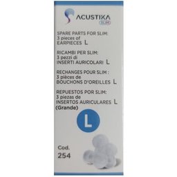 3 Tapones de Recambio Slim L 1ud