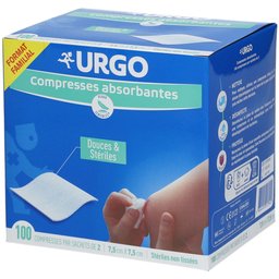 Compresses Absorbantes Douces & Stériles NT 7,5 x 7,5 cm