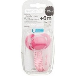 sucette de dentition en silicone avec fermoir