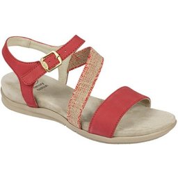 Ambrette Sandale Memory Cushion Rouge Taille 40 1 Paire