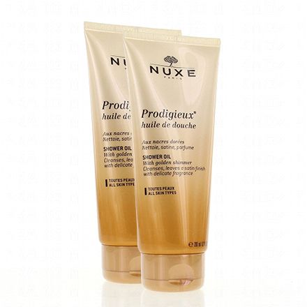 Soin Prodigieux huile de douche 200ml x2 tube 200ml lot de 2