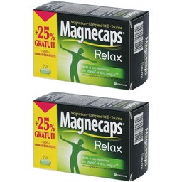 Magnecaps® Relax + 25 % Gratuit