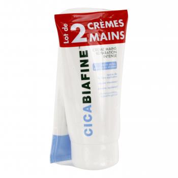 CICA Crème mains réparation intense lot de 2 tubes 75ml