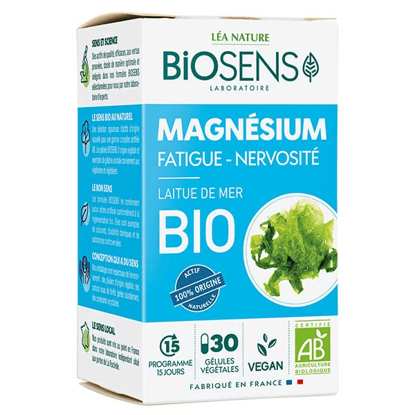 Magnésium Bio 30 gélules végétales
