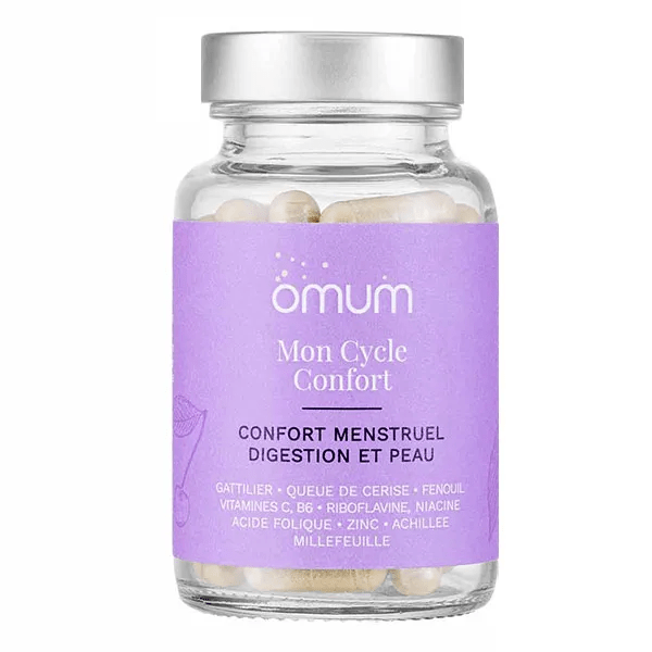 Mon Cycle Confort Complément alimentaire SPM digestion peau 60 gélules