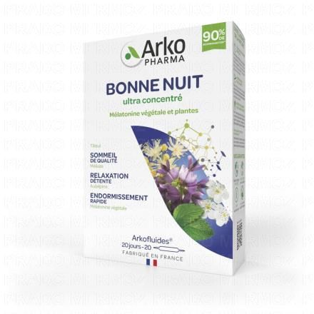 Arkofluides - Bonne nuit 20 ampoules x10ml