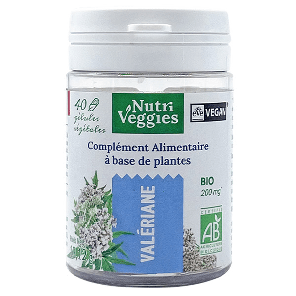 Complément Alimentaire Valeriane Bio Sommeil 40 gélules