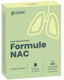 Formule NAC Voies Respiratoires 30 Comprimés - Boîte 30 comprimés