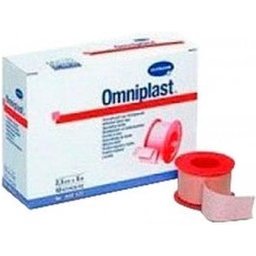 Omniplast™ Sparadrap en tissu Rose 5 m x 2,5 cm 1 u.