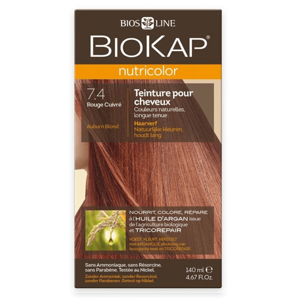 Nutricolor Coloration Cheveux 7.4 Rouge Cuivré - 140ml