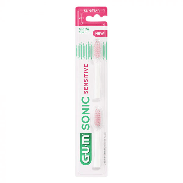 Brosse à Dents Electrique N°4111 Sonic Sensitive Recharge Ultra Soft 2 unités