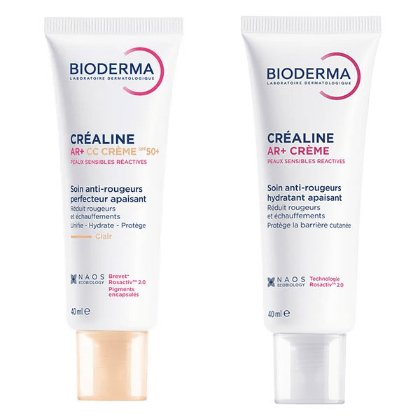 Crealine AR+ Duo peau sensible et réactive  Crème visage  40ml + CC crème 40ml