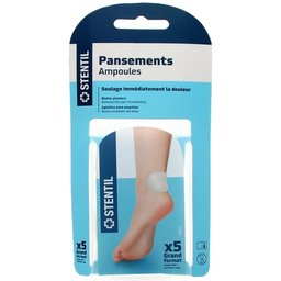 Pansements Ampoules Grand Format 5uts
