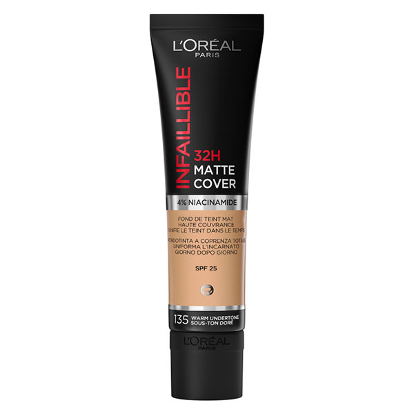 Infaillible 32h Fond de Teint Matte Cover N°135 Sous-Ton Doré 30ml