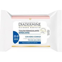 Lingettes démaquillantes rafraîchissantes 25pcs
