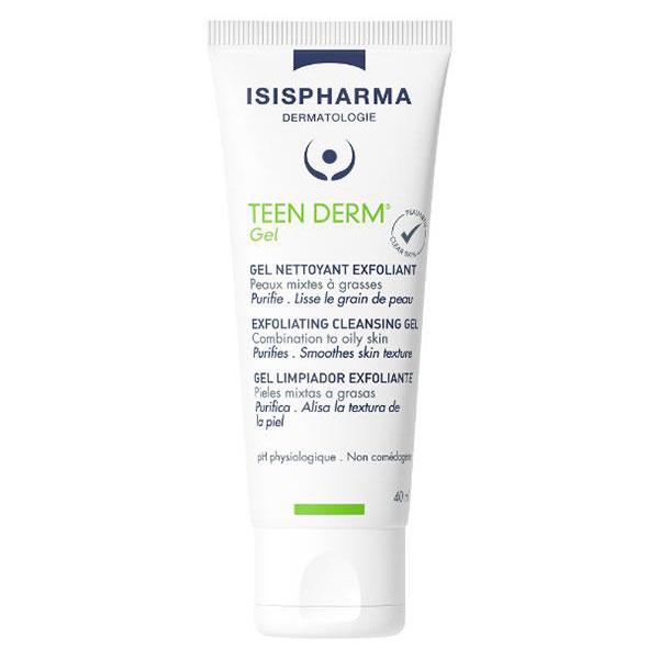 Teen Derm Gel Gel Nettoyant Exfoliant 40ml