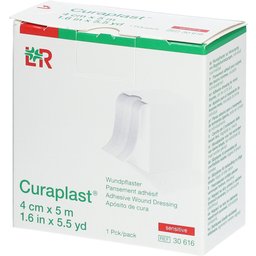 Curaplast® Sensitive Pansement adhésif 4cm x 5 m