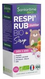 Respi'Rub Sirop Enfant Bio - Propolis - Goût Fraise 100 ml - Bio - Flacon 100 ml