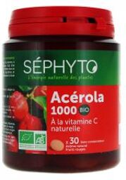 Acerola - 30 Cprimes - Pot 30 comprimés
